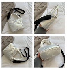 Warm Winter Down Cotton Shoulder Bag Crossbody Bags For Women