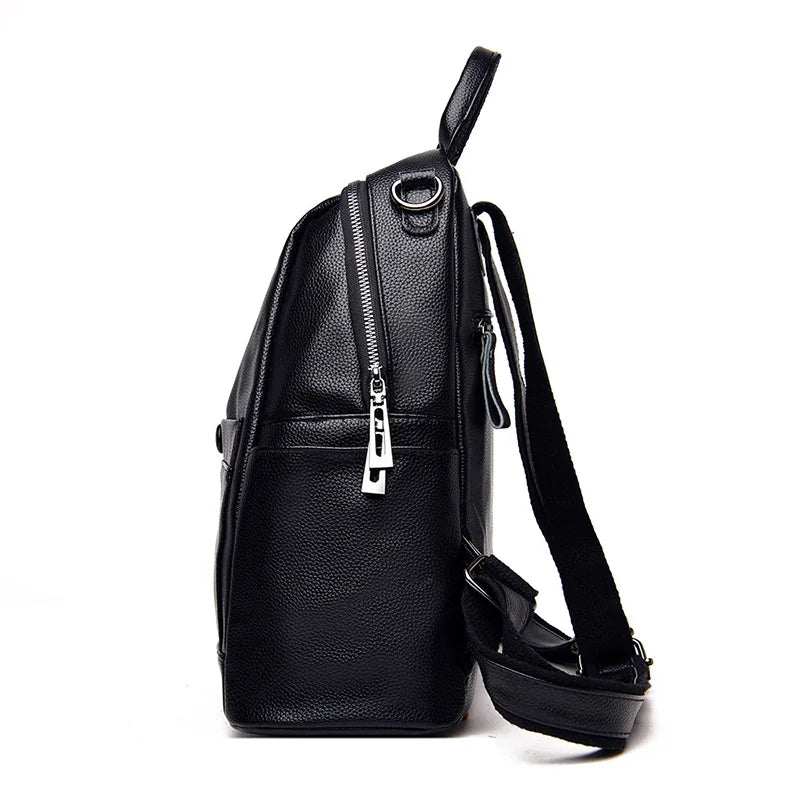 Soft Leather Crossbody Bag for Women - Shoulder Messenger Bag