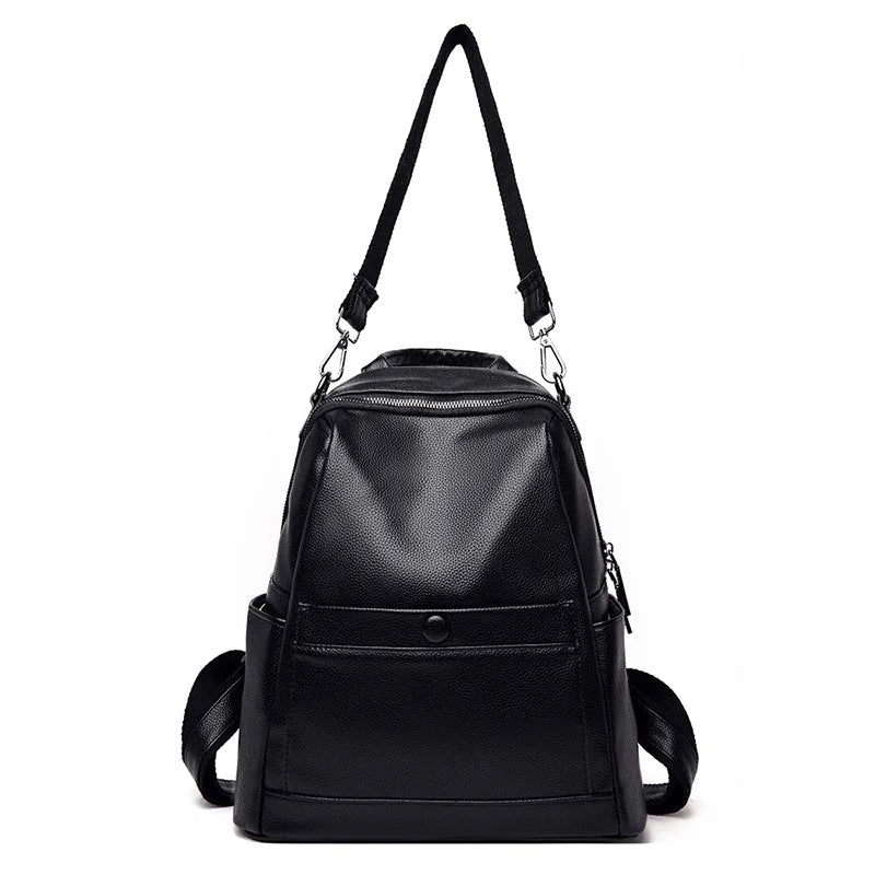 Soft Leather Crossbody Bag for Women - Shoulder Messenger Bag