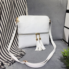 Tassel Decoration Shoulder Bag for Ladies