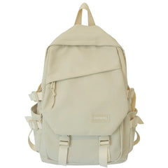 Waterproof Nylon School Bag Unisex Backpack
