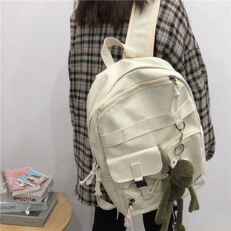 Women Backpacks Multi-pockets Casual Large Capacity Travel Backpack