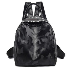 Women Leather Business Bag Travel Shoulder Backpack