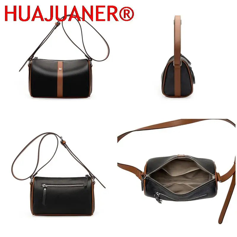 Large Leather Totes Bag for Women Cowhide Shoulder Bag