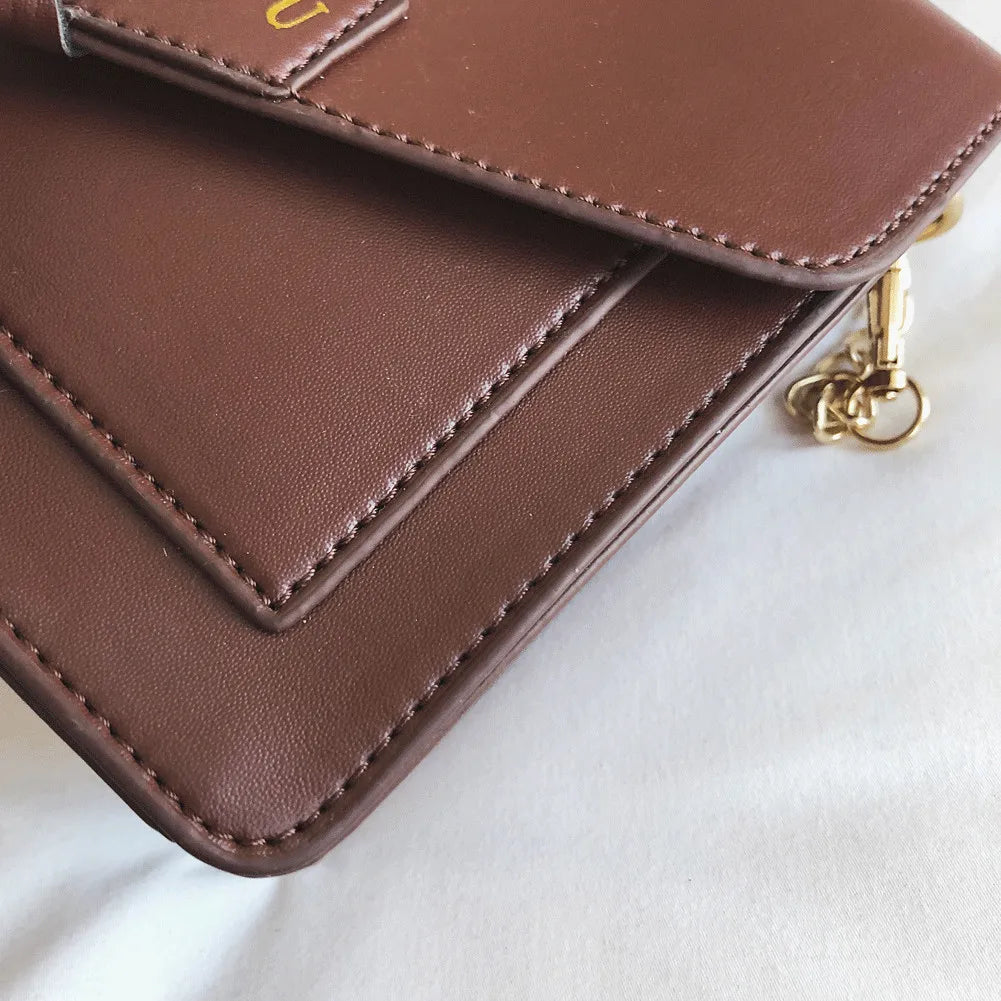 Women Leather Handbag Messenger Shoulder Tote Purse Crossbody Bag