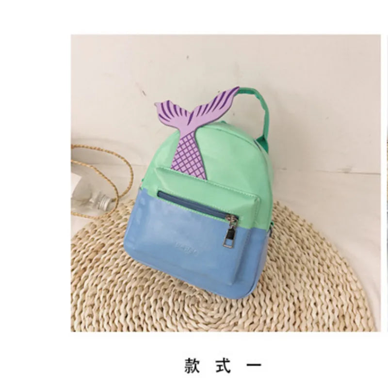 Women Leather Rucksack Travel Shoulder Bag School Backpack