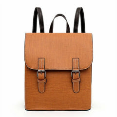 Women Leather Travel School Backpack Large Rucksack Laptop Satchel Bag