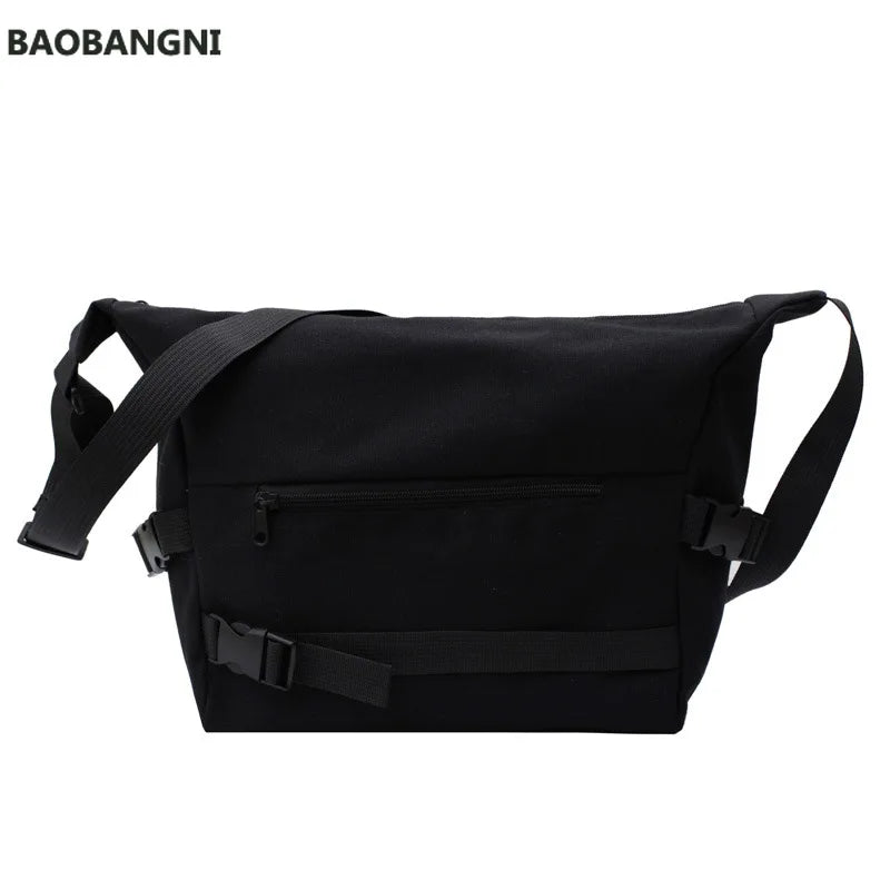 Womens Canvas Messenger Bag Cross Body Eco Handbag