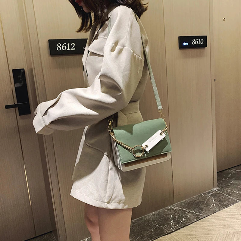 Women Casual Messenger Bag Ladies Shoulder Bag PU Leather