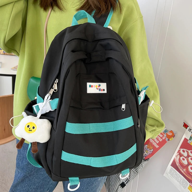 Waterproof Schoolbag Teenage Girl Backpack