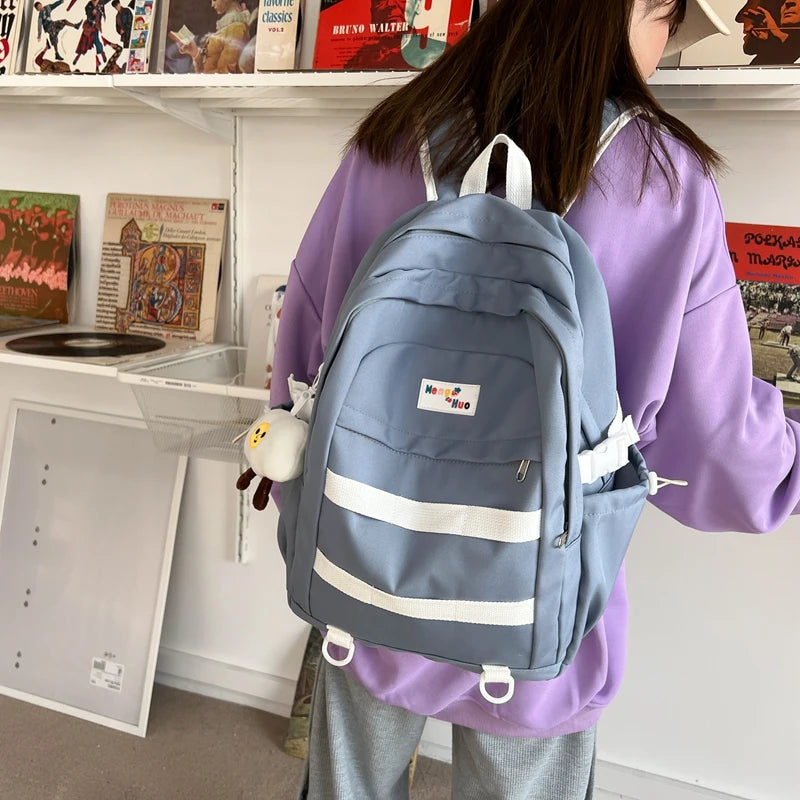 Waterproof Schoolbag Teenage Girl Backpack