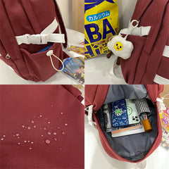 Waterproof Schoolbag Teenage Girl Backpack