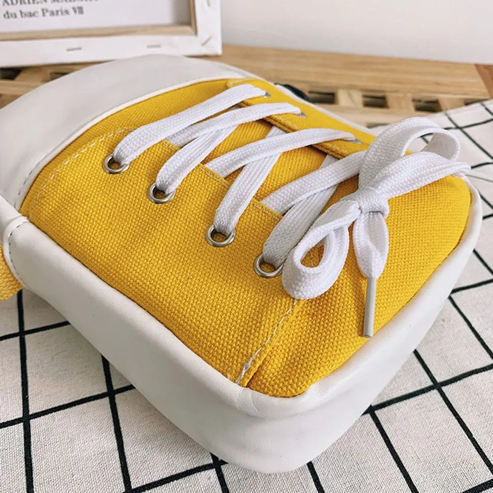 Canvas Crossbody Bag Mini Tote Purse Casual Shoulder Pouch