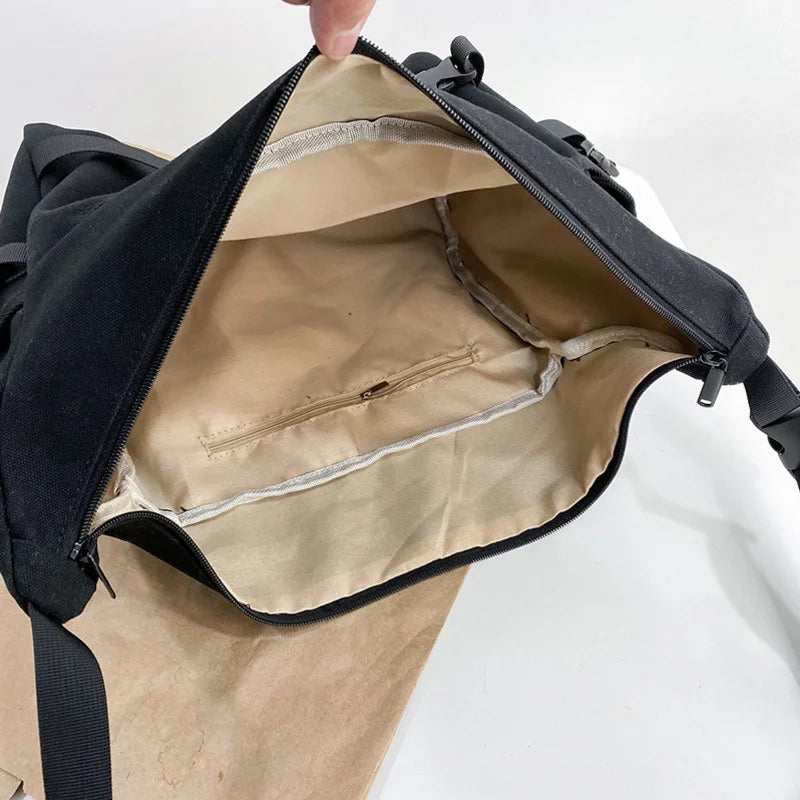Canvas Crossbody Bag Handbags Travel Messenger Shoolbags