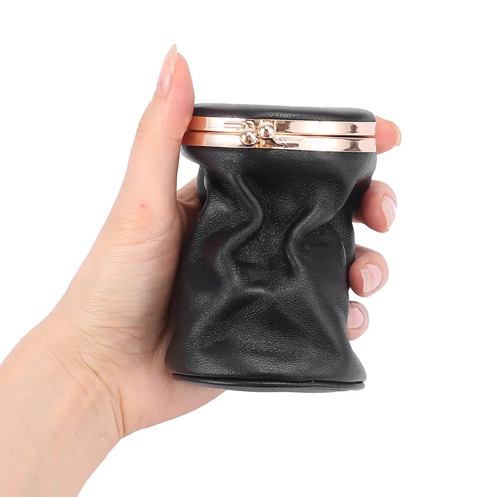Women Leather Lipstick Bag Multifuction Cosmetic Makeup Case