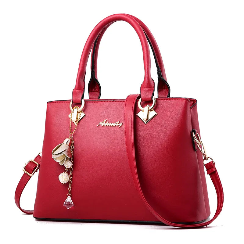 Women Handbag Shoulder Crossbody Bag Lingdang 28X14X17cm