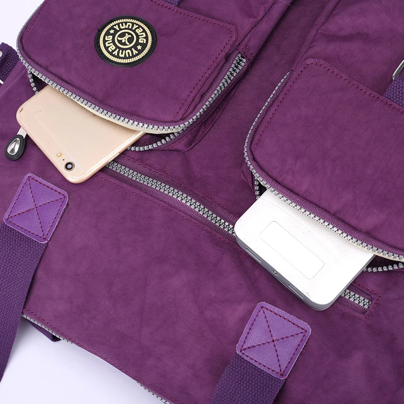 Waterproof Oxford Tote Shoulder Bag Large Capacity Canvas Messenger Bag