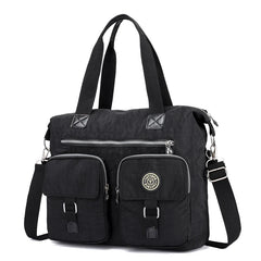Waterproof Oxford Tote Shoulder Bag Large Capacity Canvas Messenger Bag