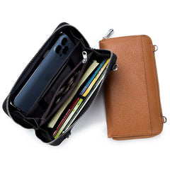 Women Leather Crossbody Bags Large Capacity Shoulder Bags