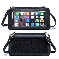 Women Leather Crossbody Bags Large Capacity Shoulder Bags