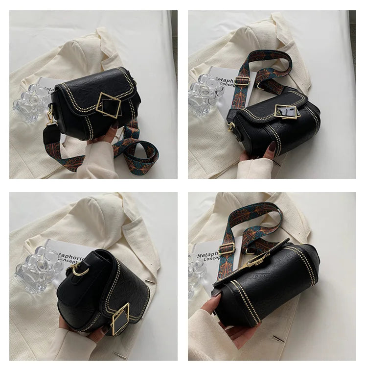 Vintage Pu Leather Shoulder Crossbody Bags for Women