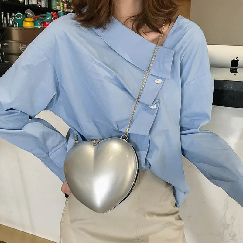 Heart-shaped Crossbody Bag Shoulder Bag Famous Female Messenger Bags