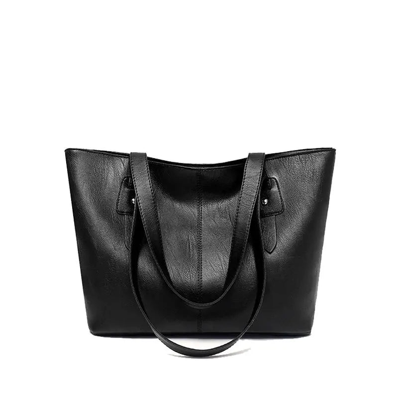 Women Korea Handbag Female Large Capacity Shoulder Bag Pu Fabric Hand Bags