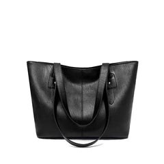 Women Korea Handbag Female Large Capacity Shoulder Bag Pu Fabric Hand Bags