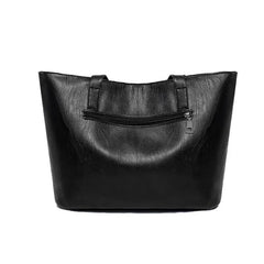 Women Korea Handbag Female Large Capacity Shoulder Bag Pu Fabric Hand Bags