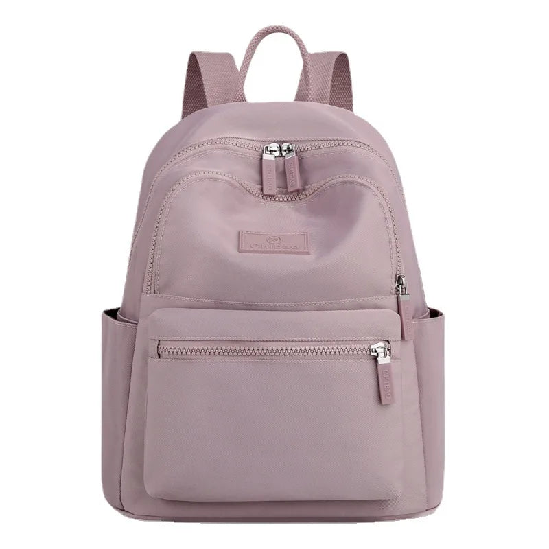 Women's Large Nylon Backpack Handbag Shoulder Tote Schoolbag