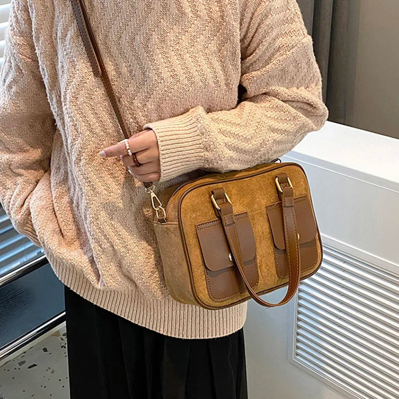 Women Large Capacity Travel Handbag Durable Fabric Shoulder Bag Casual Tote