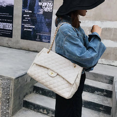 Women Leather Shoulder Bag Large Capacity Crossbody Bag