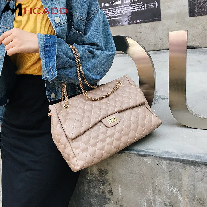 Women Leather Shoulder Bag Large Capacity Crossbody Bag