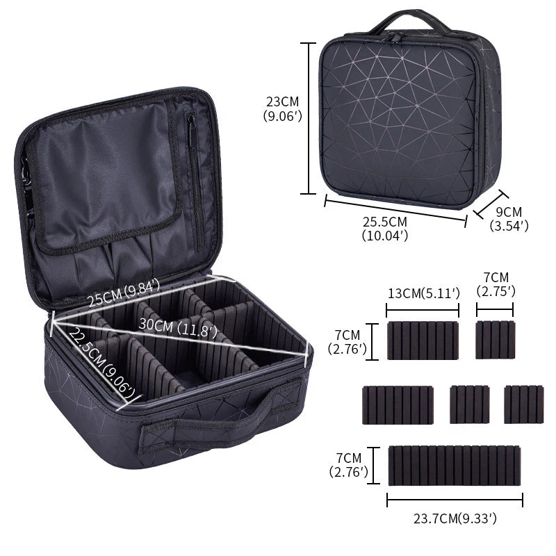 Makeup Bag Travel Large Capacity Waterproof Cosmetic Case