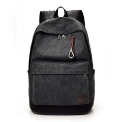 Canvas Backpacks School Bags Teenager Boys Girls Travel Laptop Bag