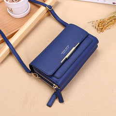Women Messenger Bag Cloth Pattern Turn Lock Mini Bag