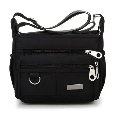 Women Waterproof Nylon Messenger Bag Crossbody Shoulder Bag Girls Handbag