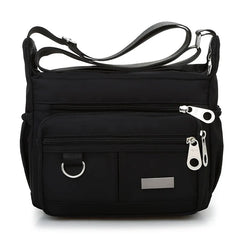 Women Waterproof Nylon Messenger Bag Crossbody Shoulder Bag Girls Handbag