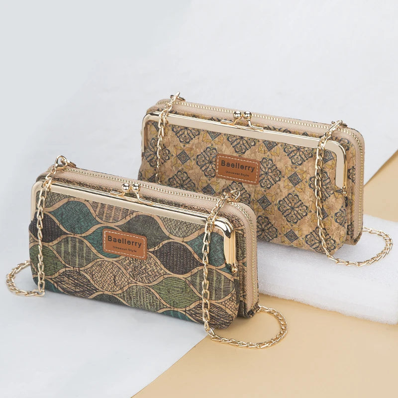 Women Messenger Chain Bags Phone Pocket Large Capacity Shoulder Bags