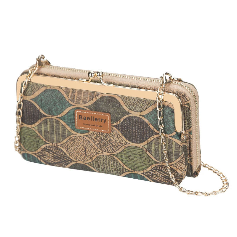 Women Messenger Chain Bags Phone Pocket Large Capacity Shoulder Bags