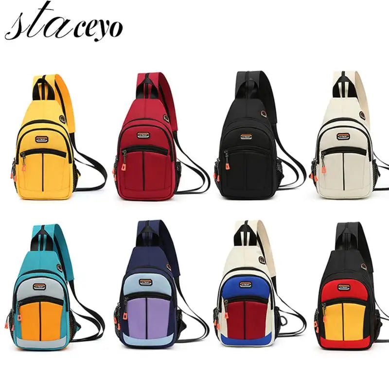 Women Mini Backpack Female Sports Bag Small Chest Bag