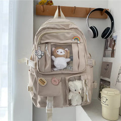 Women Multi-Pocket Waterproof Backpack