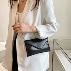 Women Crossbody Shoulder Strap Handbag with Chains
