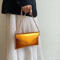 Women Crossbody Shoulder Strap Handbag with Chains