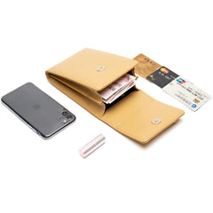 Women Leather Phone Bag Shoulder Messenger Purse Large Capacity
