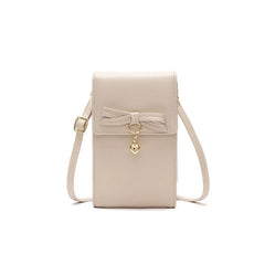 Women Leather Phone Bag Shoulder Messenger Purse Large Capacity