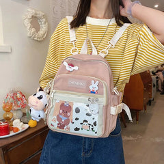 Women Nylon Backpack Convertible Daypack Travel Small Shoulder Bags