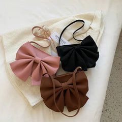 Women One Shoulder Bag 2022 Autumn Big Bowknot Handbag