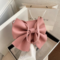 Women One Shoulder Bag 2022 Autumn Big Bowknot Handbag