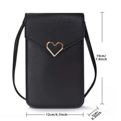 Women PU Leather Crossbody Handbags Mobile Phone Shoulder Bags